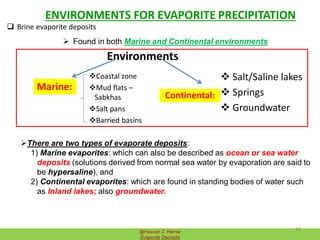 Evaporite deposits | PPT