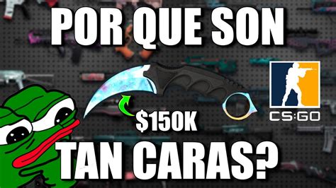 Por qué las SKINS de CSGO son tan caras YouTube