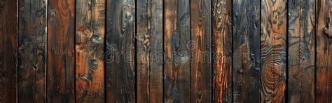 Vintage Rustic Wood Wall Texture For Background Panorama Or Banner