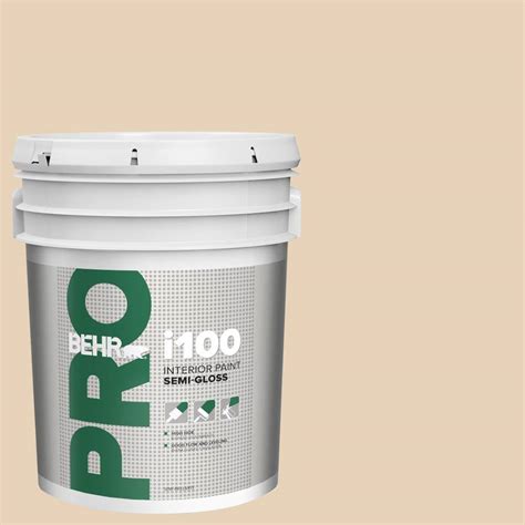 Behr Pro Gal S Beach Grass Semi Gloss Interior Paint Pr