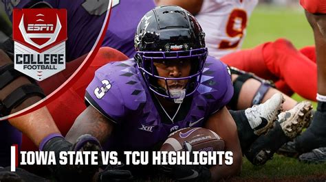 Iowa State Cyclones Vs Tcu Horned Frogs Full Game Highlights Youtube