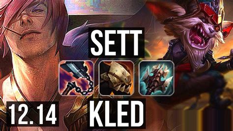 Sett Vs Kled Top 11 1 7 1900 Games 1 9m Mastery Legendary Na