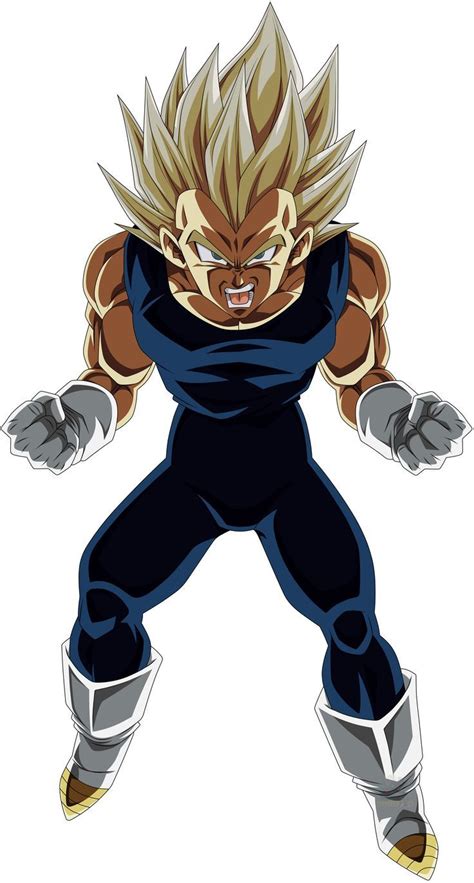 Vegeta SSJ | Ilustración de dragón, Personajes de dragon ball ...