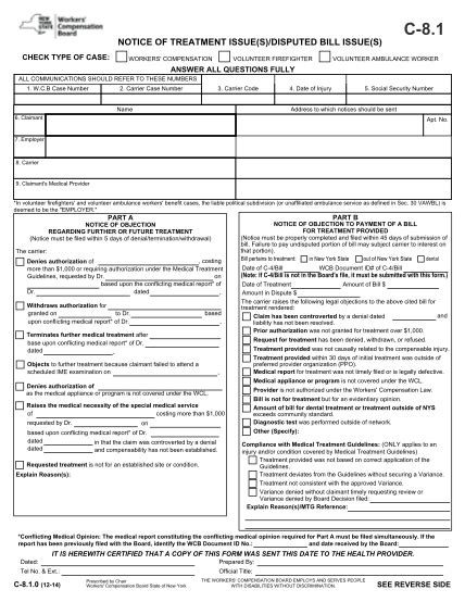 21 Nys Workers Compensation Forms C 4 Free To Edit Download And Print Cocodoc