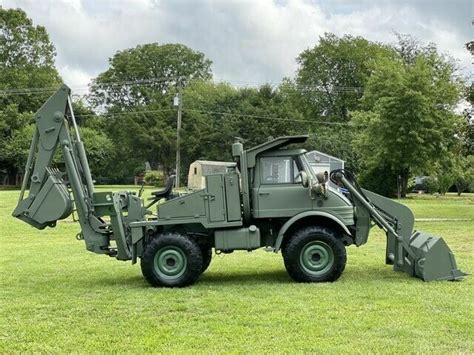 Unimog With Front End Loader And Backhoe Rweirdwheels