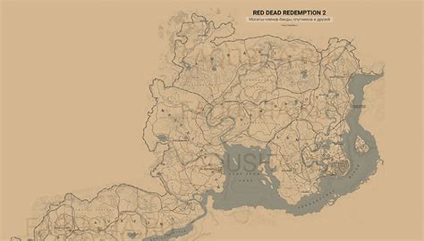 Red dead redemption 2 интерактивная карта на русском языке - Фотоподборки 1