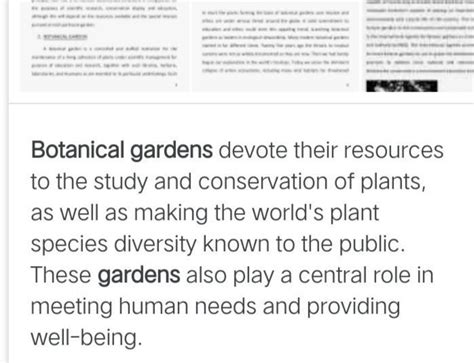 Importance Of Botanical Garden Brainly In