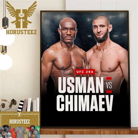 Kamaru Usman Vs Khamzat Chimaev In A Middleweight Bout At Ufc Home