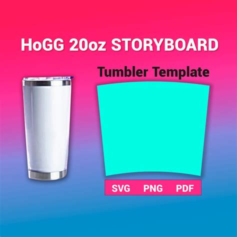 Hogg Oz Storyboard Tumbler Template Sublimation For Use Etsy