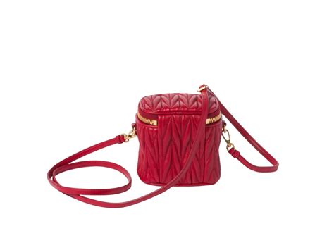 Sasom Miu Miu Matelass Nappa Leather Micro Bag With Metal