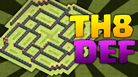 Clash Of Clans Th8 Defensecrazy Pushing Base Must See Town