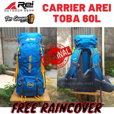 Jual LAGI PROMO Tas Gunung 60L Tas Carrier Arei Toba 60 L Tas