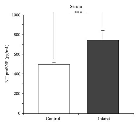 Serum Nt Probnp Concentration A And Average Expression Of Bnp Mrna Download Scientific