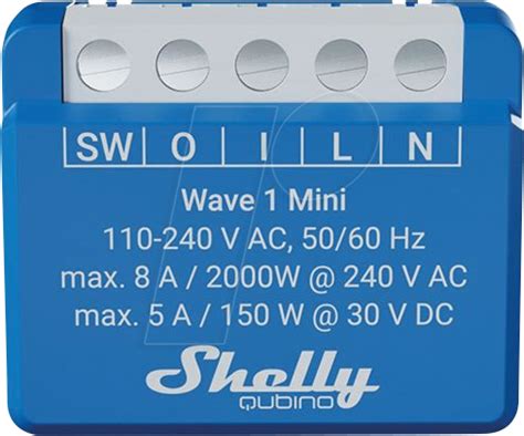 Shelly Wave M Shelly Qubino Wave Mini Relay Max A Channel Z