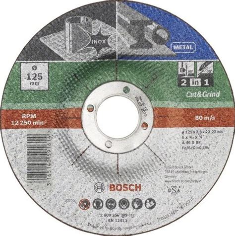 Bosch Accessories 2609256313 Disque à tronçonner à moyeu déporté pour