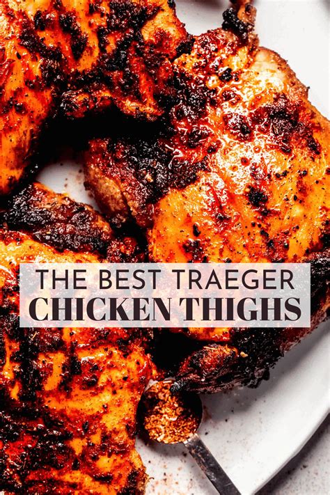 Smoked Traeger Chicken Thighs (Boneless or Bone-In) - Platings + Pairings