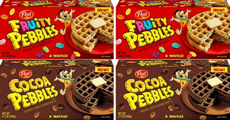 You Can Now Get Fruity Pebbles and Cocoa Pebbles Cereal Waffles for The ...