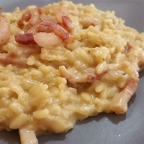 Risotto Con Guanciale Criccante Mantecato Nel Brie Ricette Ricette