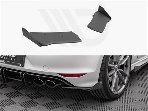 Street Pro Rear Side Splitters Flaps Vw Golf R Mk Maxton Design Uk