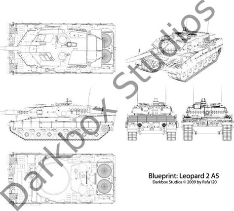 Leopard 2 A5 A6 Mbt 3d Model