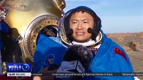 Shenzhou Returns Crew Returns To Earth After Five Month Stay On