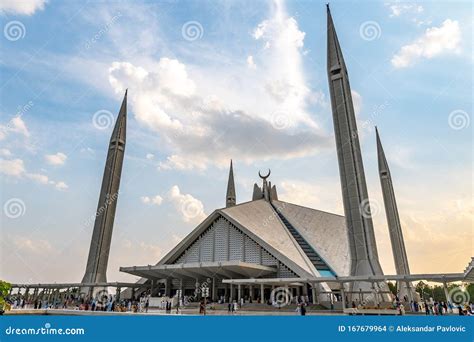 Islamabad Shah Faisal Masjid Mosque 27 Editorial Stock Image Image Of