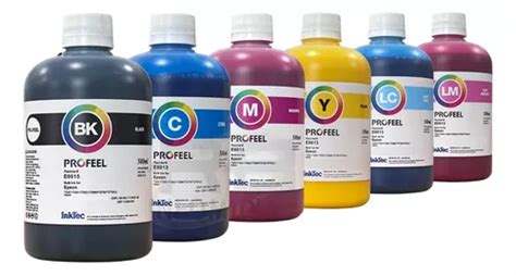 Tinta Pigmentada Ep L800 L805 L1800 Inktec Profeel 6x500ml