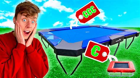 Duurste VS Goedkoopste Trampoline YouTube