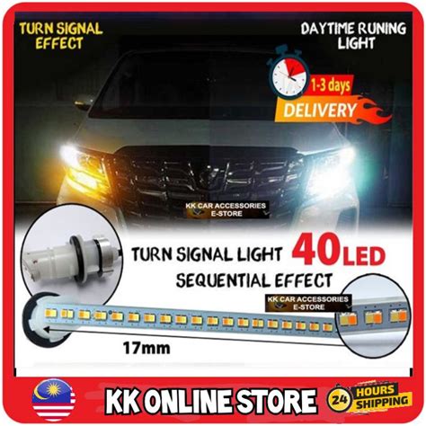 Toyota Vellfire Alphard 30 2015 2018 Signal Led Drl Daylight With