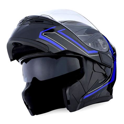 Mua 1storm Motorcycle Modular Full Face Helmet Flip Up Dual Visor Inner Sun Shield Hb89 Trên