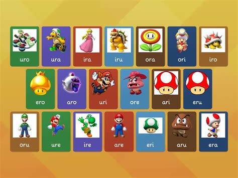 Fonema R Combinaciones Con Vocal Flip Tiles