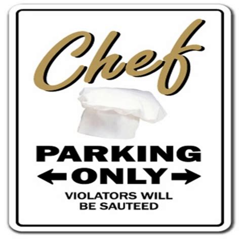 Signmission 7 In Chef Sign Restaurant Cook Signs Sous Executive