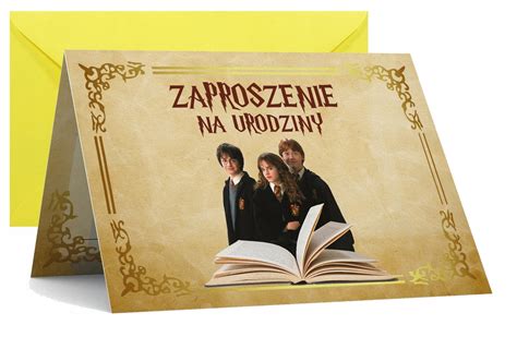 Zaproszenie Urodzinowe Harry Potter Zaproszenia Dodo Sklep Empik