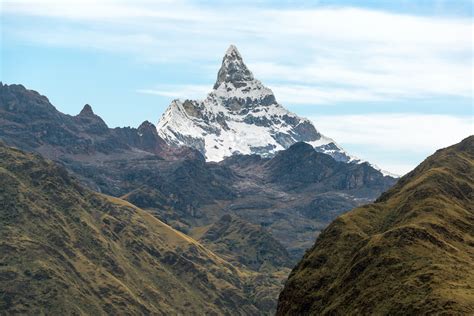 Alpamayo in Peru ist der schönste Berg der Welt