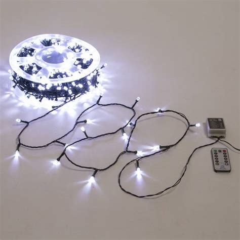 Guirlande Led Diamant M Blanc Froid Jeux Dimmable T L Commande Verte