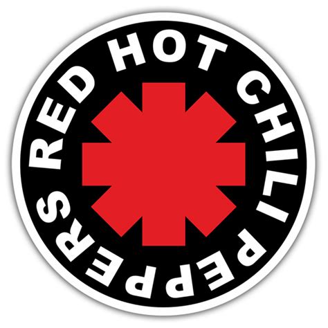 Sticker Red Hot Chili Peppers Black Muraldecal
