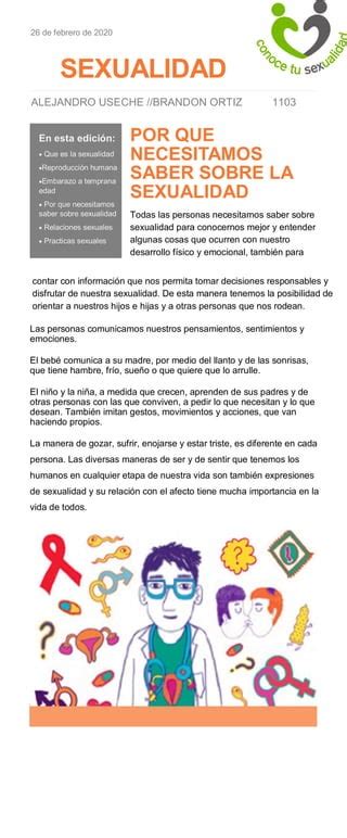 Revista Sexualidad 5 PDF Descarga Gratuita