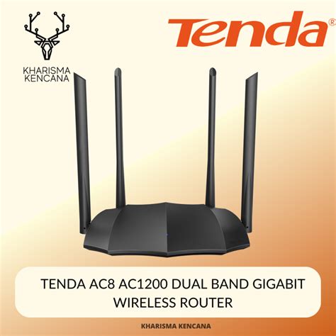 NETWORKING » TENDA AC8 AC1200 DUAL BAND GIGABIT WIRELESS ROUTER ...