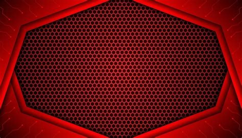 Premium Vector | Abstract dark red futuristic gaming background with a ...