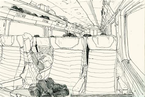 sketches in train 01 by Bonom on DeviantArt