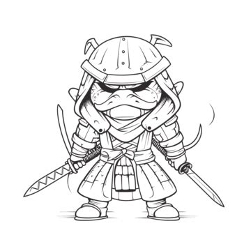 Realistic Samurai Outline PNG Transparent Images Free Download | Vector ...