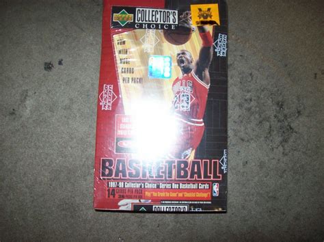 1997 98 Ud Collectors Choice Series 1 Basketball Sealed Hobby Box Free