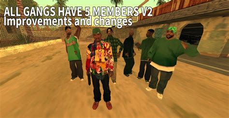 Gta San Andreas All Gangs Have Members V Android Mod Mobilegta Net