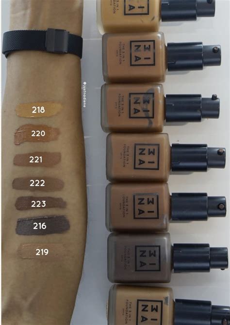 3ina The 3 in 1 Foundation - Swatch & Review - Just Nadiene