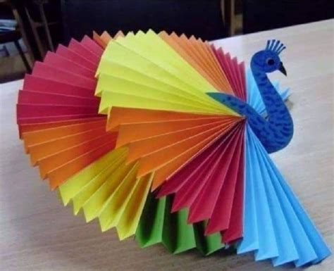 Bricolage en papier plié quelques idées créatives