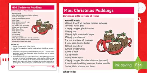 FREE! - Mini Christmas Puddings Recipe - Christmas Recipes