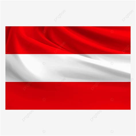 Austria Flag Clipart Transparent Background Austria Flag Folded