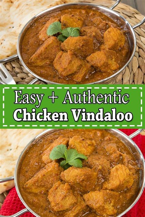 Chicken Vindaloo Authentic Goan Vindaloo Chicken Recipe