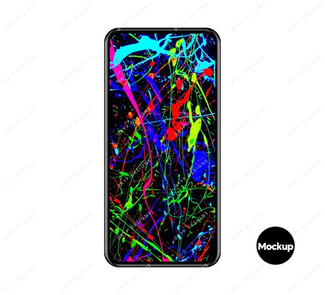 Neon Rainbow Paint Splatter Background — drypdesigns