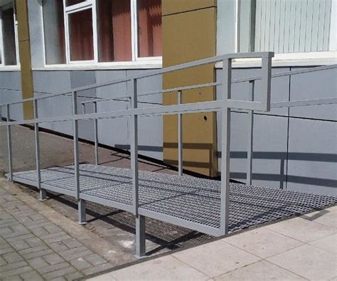 Купить Пандус из металла по доступной цене в Хабаровске - pmkpark.ru
